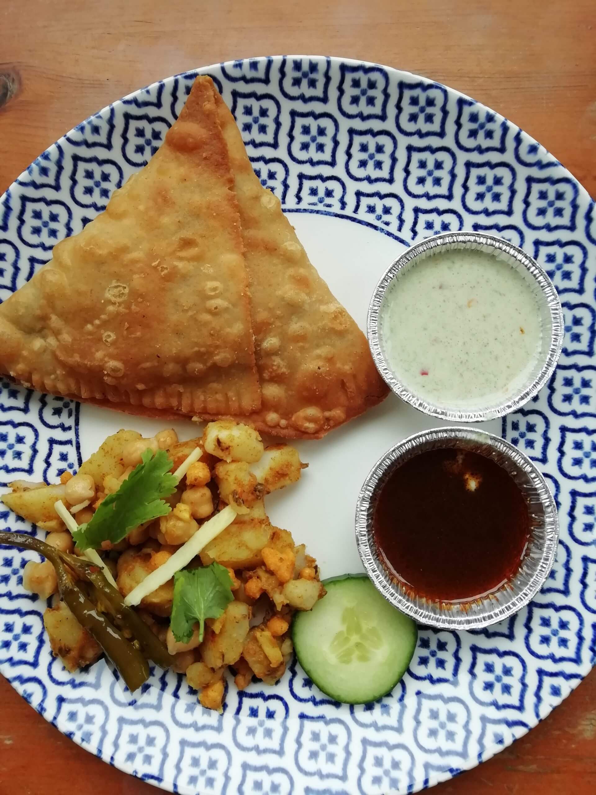 Punjabi Aloo Samosa (Crispy Potato-Filled Indian Snack)