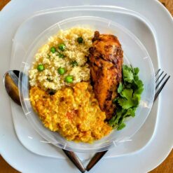 Peri Peri Chicken with Couscous & Lentil Slaw
