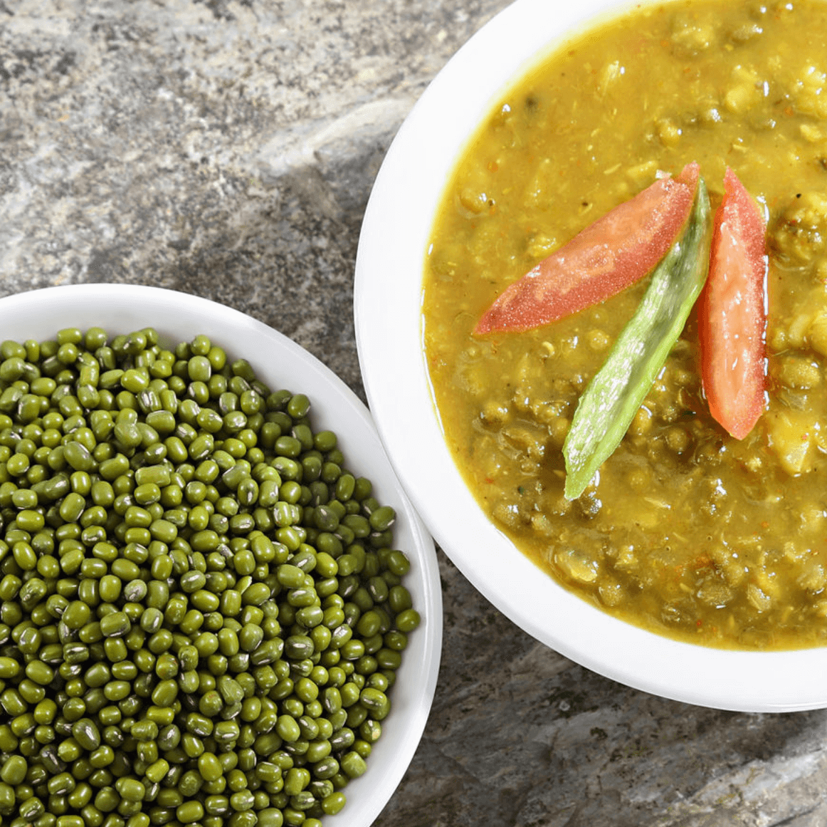 Benaresi Green Mung Dal (Green Moong Lentil Curry)
