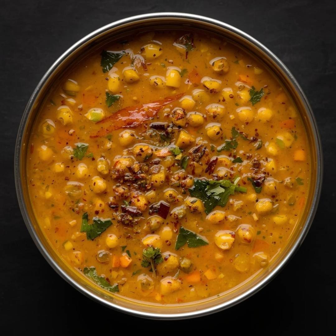 Amritsari Channa Dal (Spiced Back Chickpea Lentil Curry)