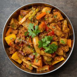 North Indian Mixed Veg (Stir Fried Mixed Vegetable)